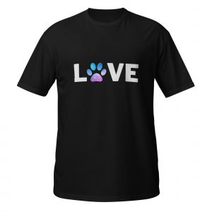 Camiseta Unisex "Love" con Huella Acuarela