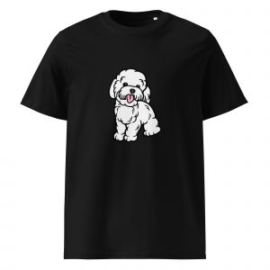 Camiseta Bichón Frisé Kawaii – Ropa Original para Amantes de los Perros Blancos