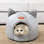 New Deep Sleep Comfort in Winter Cat Bed Iittle Mat Basket Small Dog House Products Pets Tent Cozy Cave Nest Indoor Cama Gato - Imagen 3