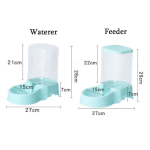 3.8L PP Material Pet Feeder Pet Water Fountain Drink Bowl Automatic Pet Feeder Large Cat Dog Food Dispenser - Imagen 4
