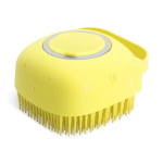 Pet Dog Shampoo Brush 2.7Oz 80Ml Cat Massage Comb Grooming Scrubber for Bathing Short Hair Soft Silicone Rubber - Imagen 9