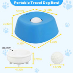 Liquid Slow Dog Bowls Anti-Slip Ball-Shaped Bone Soup Dog Licking Bowl Licking Bowl for Healthy Eating Non-Slip and Anti-Chokin - Imagen 6