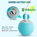 Cat Interactive Ball Smart Cat Toys Indoor Automatic Rolling Magic Ball Electronic Interactive Cat Toy Cat Game Accessories - Imagen 4