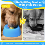 Liquid Slow Dog Bowls Anti-Slip Ball-Shaped Bone Soup Dog Licking Bowl Licking Bowl for Healthy Eating Non-Slip and Anti-Chokin - Imagen 3